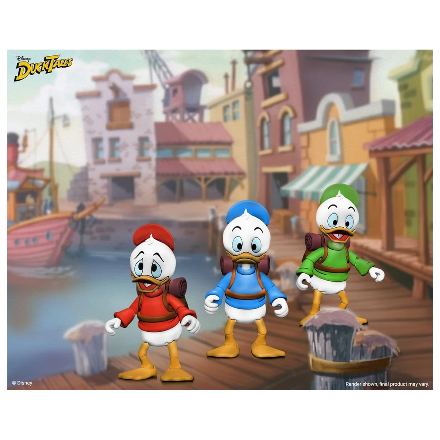 DuckTales Ultimate akcijske figure 3-paket Huey, Dewey in Louie 18 cm fotografija izdelka