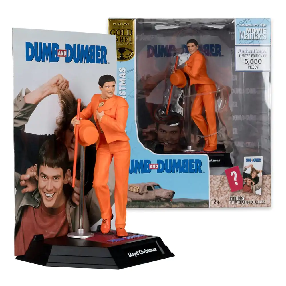 Dumb and Dumber Movie Maniacs PVC Kip Lloyd Christmas (Gold Label) 15 cm fotografija izdelka