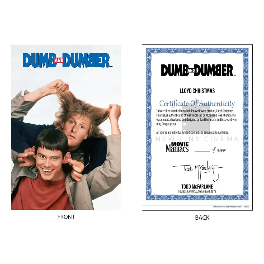 Dumb and Dumber Movie Maniacs PVC Kip Lloyd Christmas (Gold Label) 15 cm fotografija izdelka