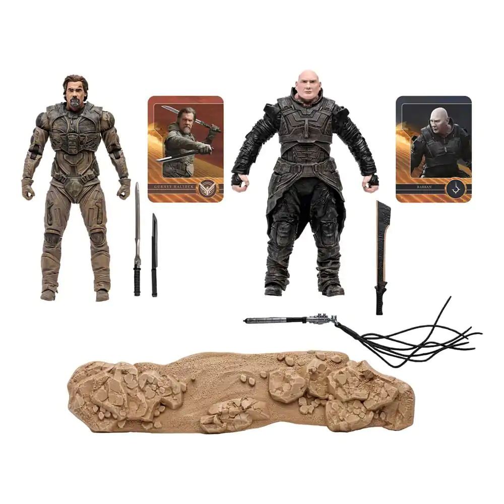 Dune: Part Two Akcijska figura 2-Pack Gurney Halleck & Rabban 18 cm fotografija izdelka