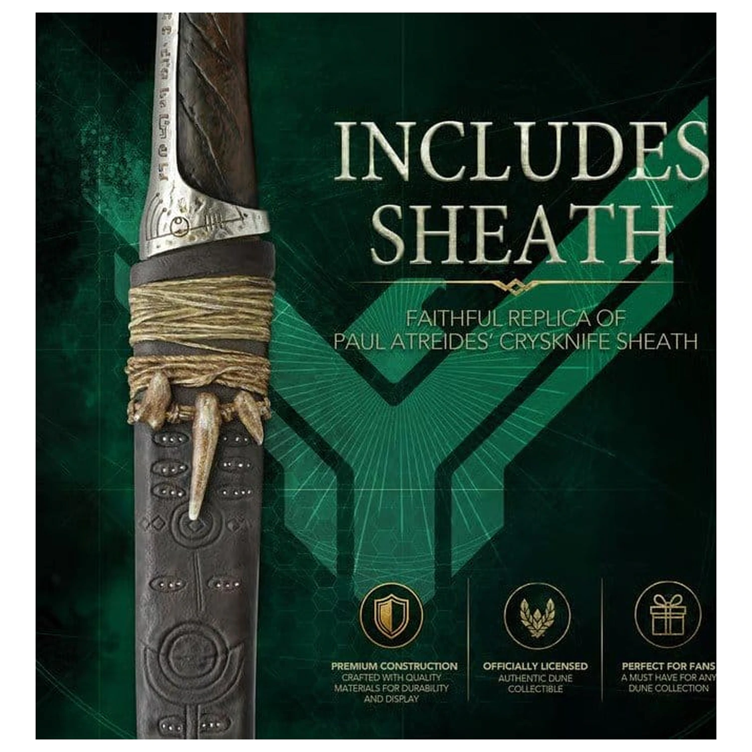 Dune Replika 1/1 Paul Atreides Crysknife (Dune Part II) 49 cm fotografija izdelka