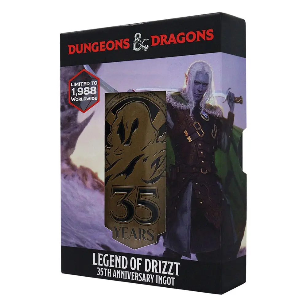 Dungeons & Dragons Metal Kartica 35. Obletnica Legend of Drizzt Limited Edition fotografija izdelka