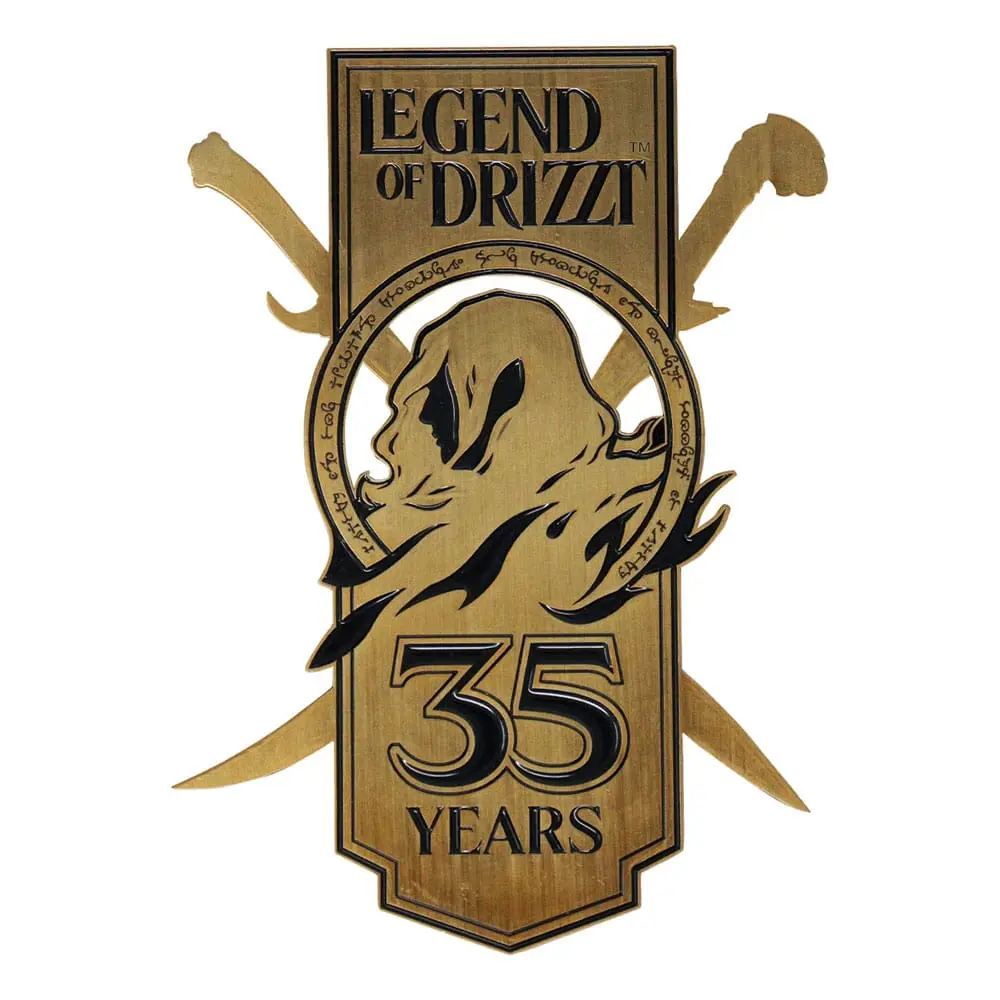 Dungeons & Dragons Metal Kartica 35. Obletnica Legend of Drizzt Limited Edition fotografija izdelka