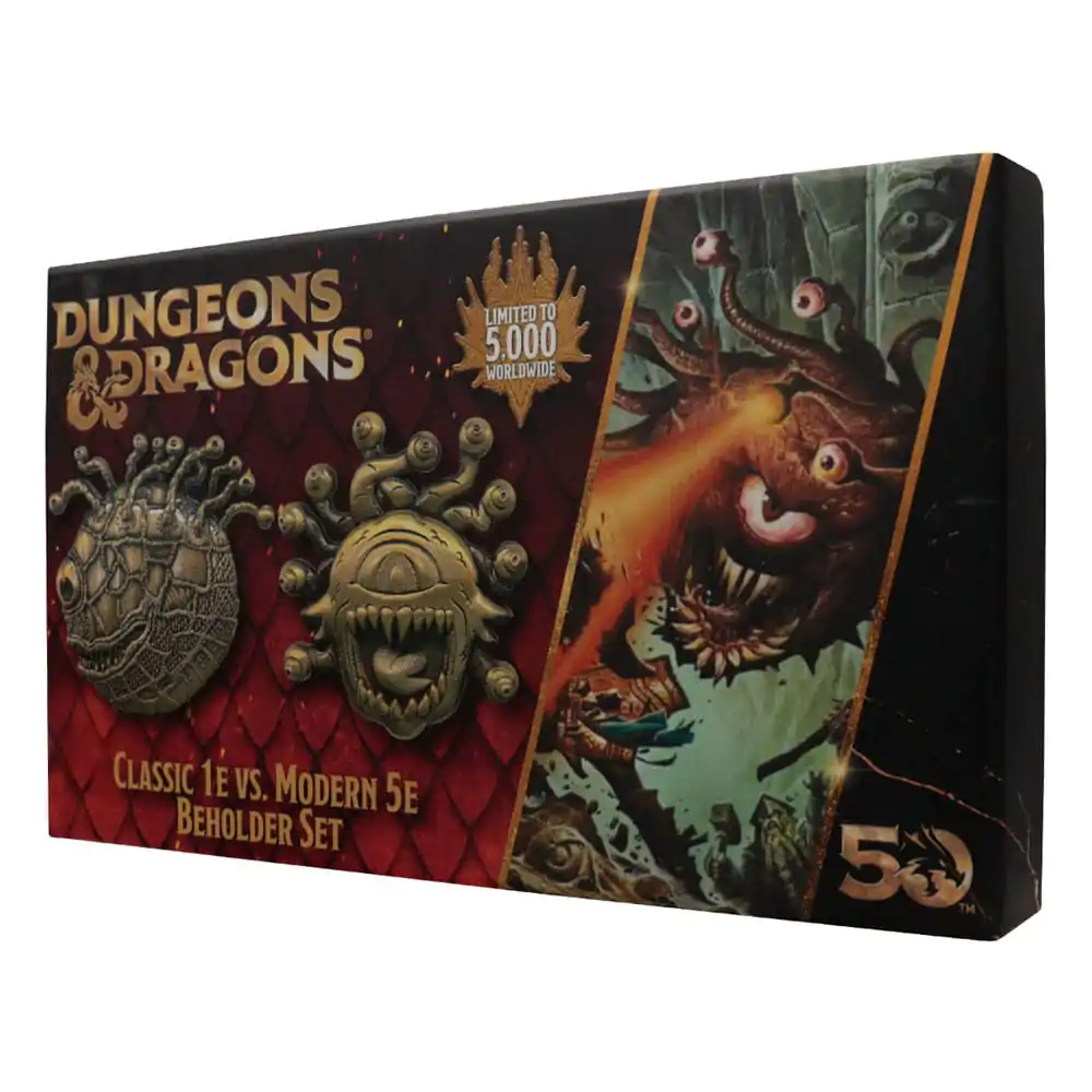 Dungeons & Dragons Komplet Medaljonov 50. Obletnica Beholder Twin Edition fotografija izdelka