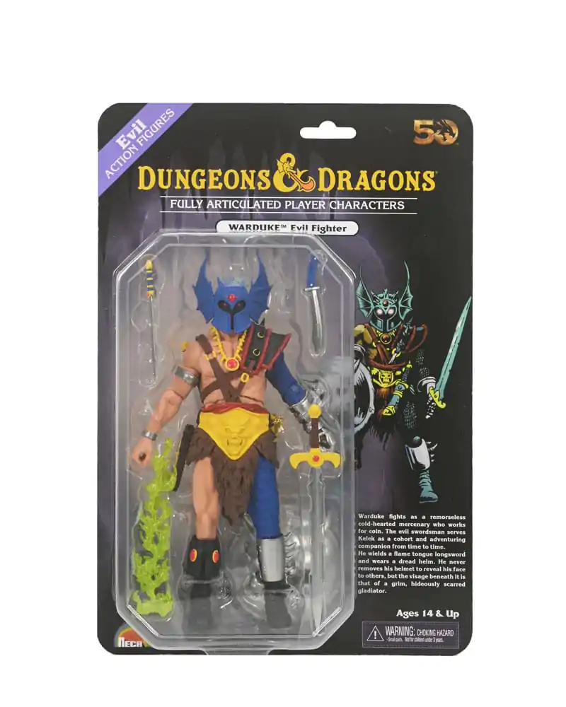 Dungeons & Dragons Akcijska Figura 50. Obletnica Warduke na Blister Kartici 18 cm fotografija izdelka