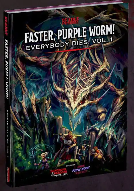 Dungeons & Dragons Pustolovska knjiga Faster, Purple Worm fotografija izdelka