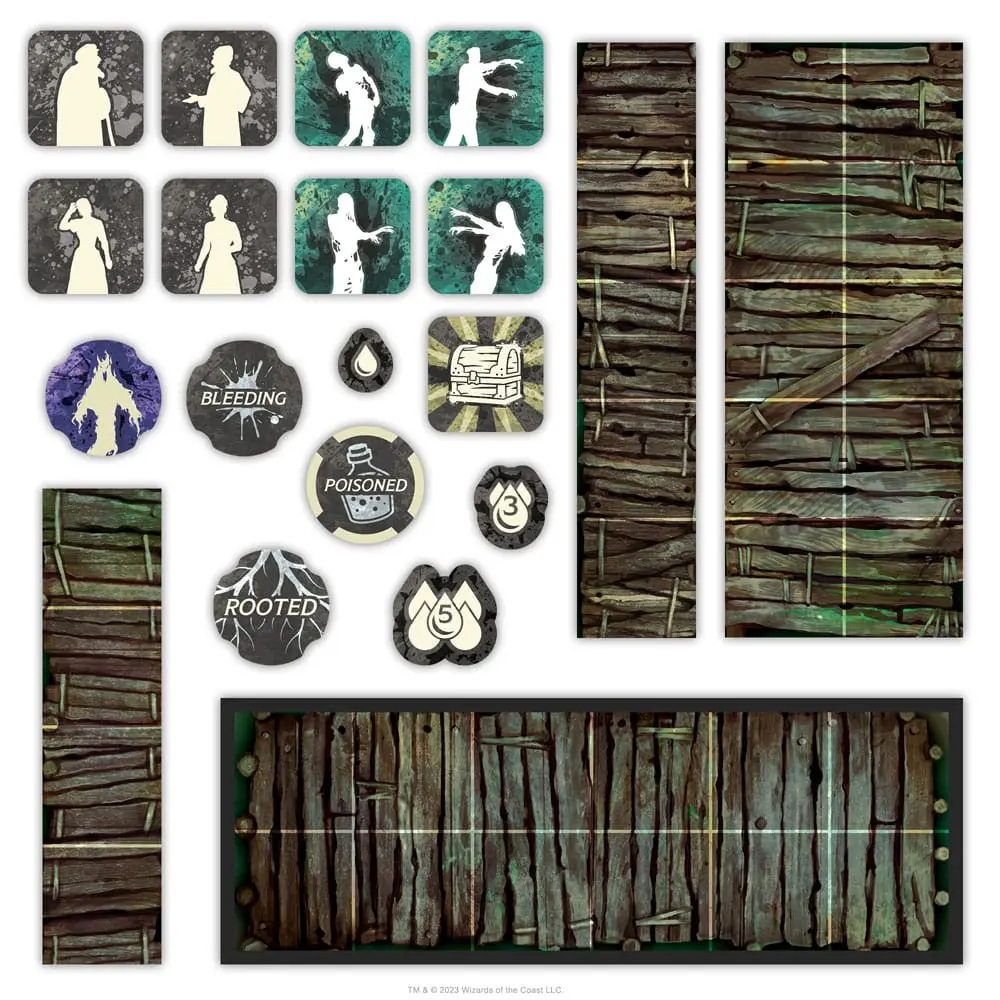 Dungeons & Dragons Razširitev igre Onslaught Nightmare of the Frogmire Coven - Zemljevidi in Pošasti Razširitev *English Version* fotografija izdelka