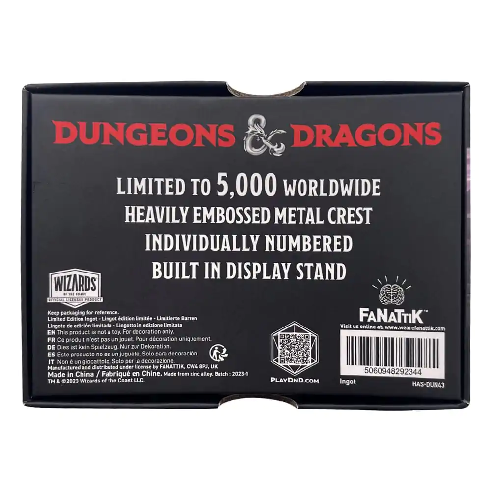 Dungeons & Dragons Ingot Mithral Hall Limited Edition *palica* fotografija izdelka