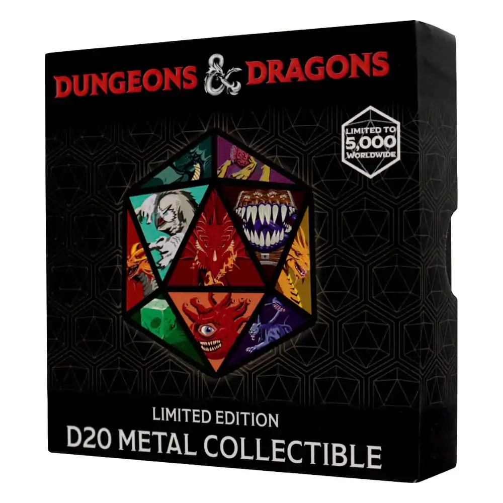 Medaljon Dungeons & Dragons D20 fotografija izdelka