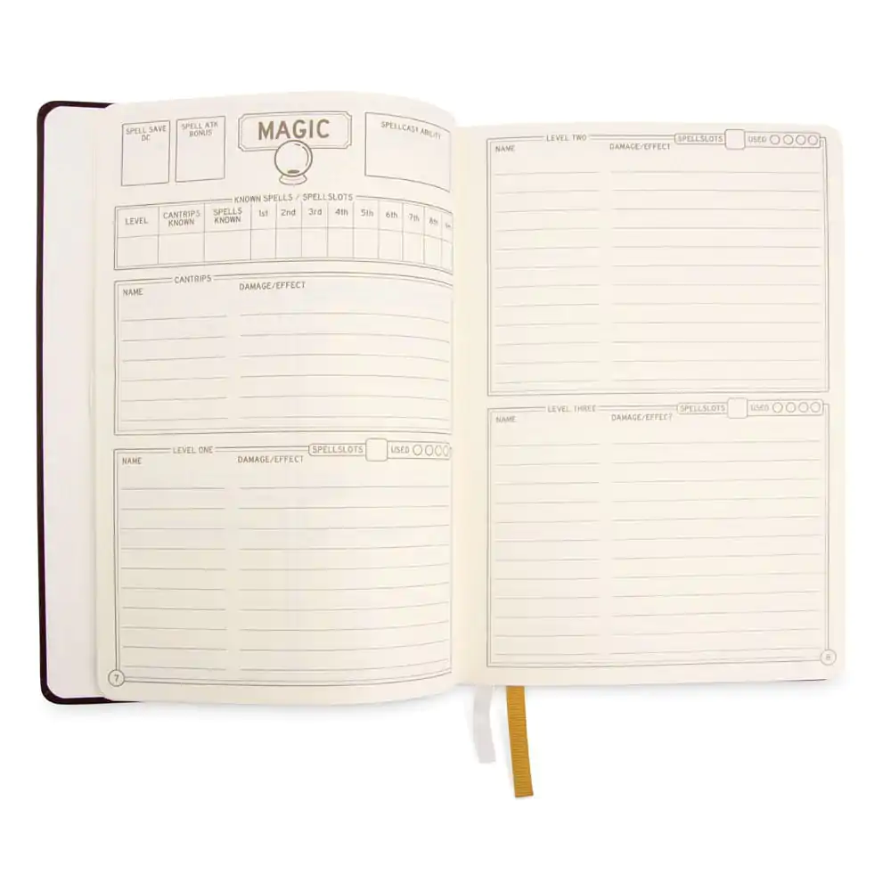 Dungeons & Dragons RPG dnevnik 5e Black fotografija izdelka