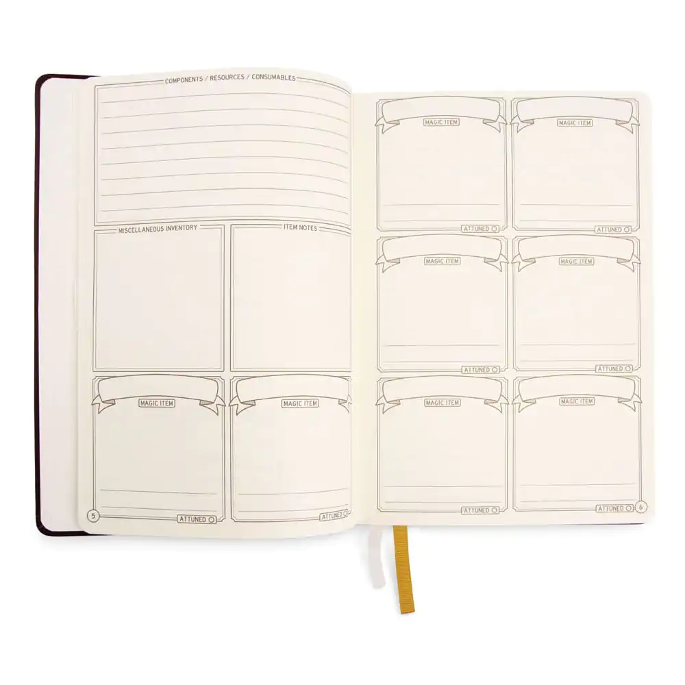 Dungeons & Dragons RPG dnevnik 5e Black fotografija izdelka