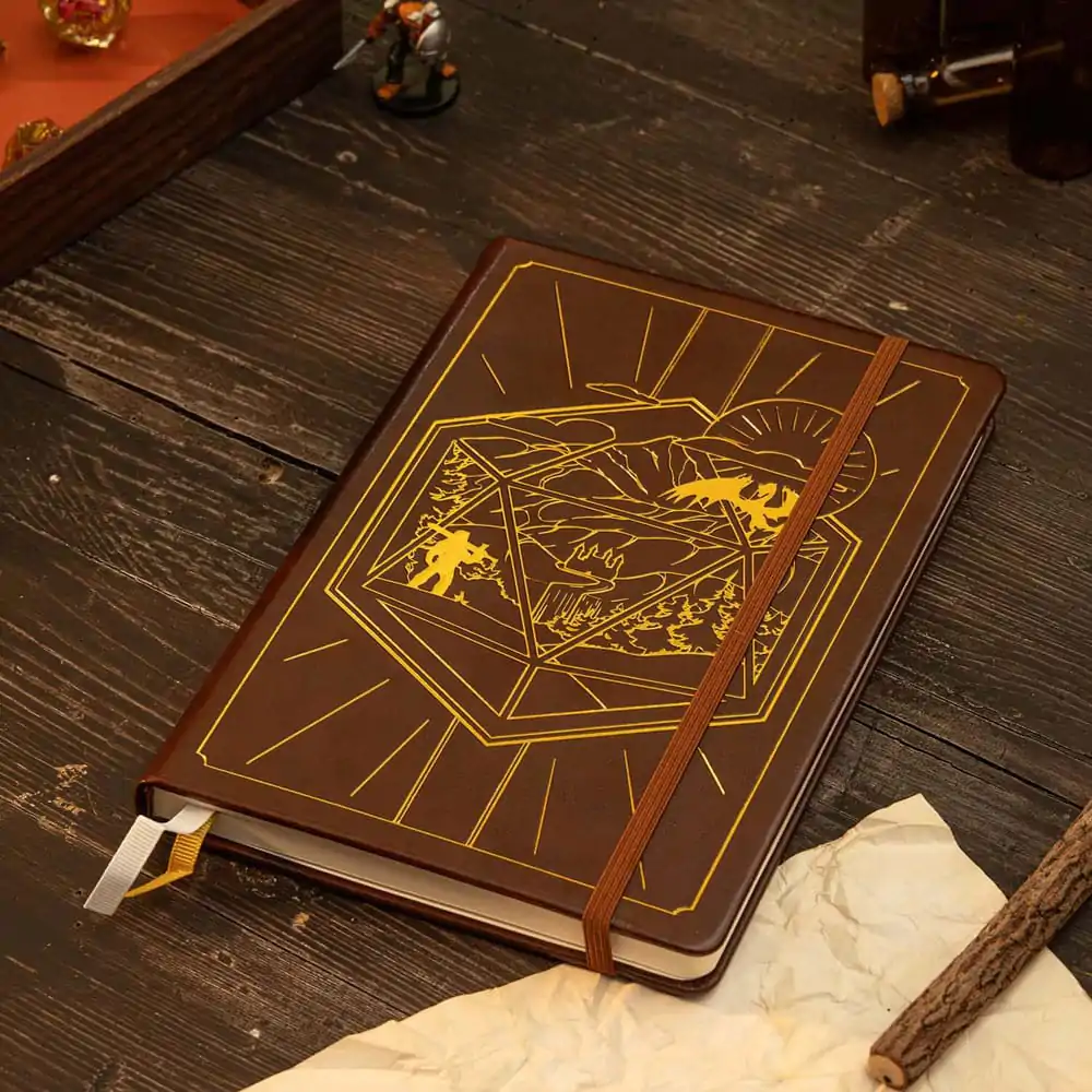 Dungeons & Dragons RPG dnevnik 5e Brown fotografija izdelka