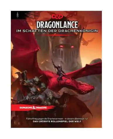 Dungeons & Dragons RPG Pustolovščina Dragonlance: Im Schatten der Drachenkönigin german fotografija izdelka