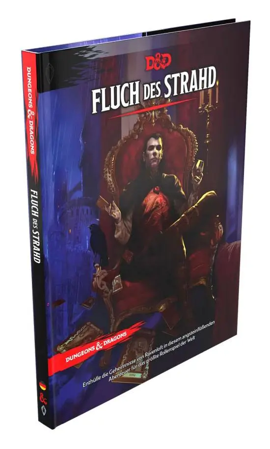 Dungeons & Dragons RPG Pustolovščina Fluch des Strahd german fotografija izdelka