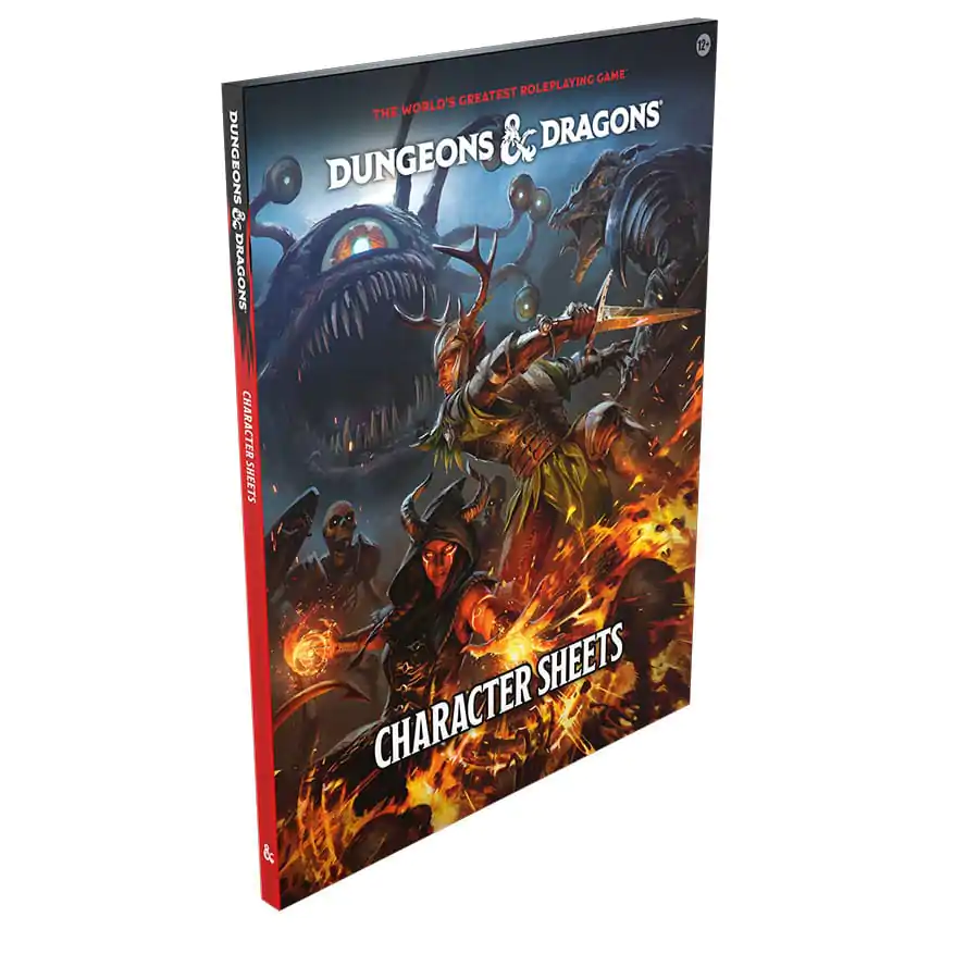 Dungeons & Dragons RPG Listi znakov 2024 english fotografija izdelka