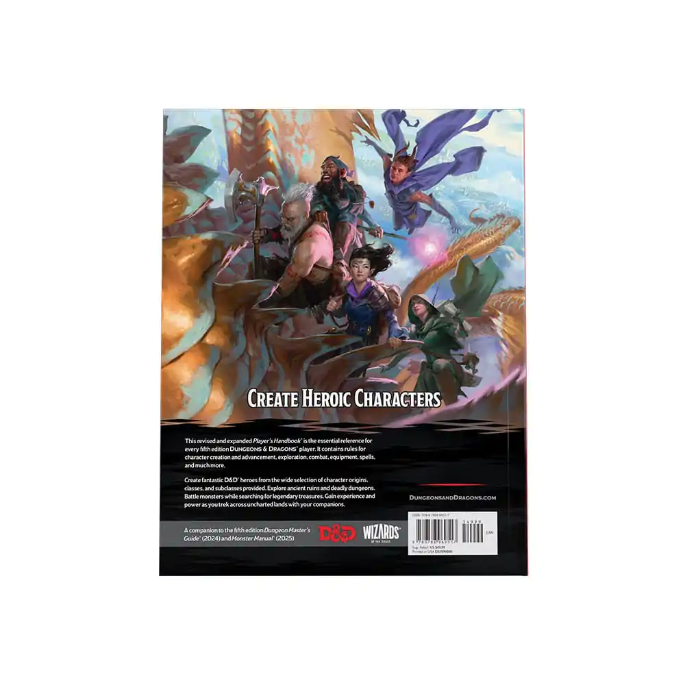 Dungeons & Dragons RPG Priročnik za igralce 2024 english fotografija izdelka