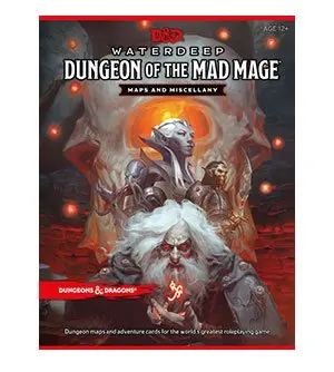 Dungeons & Dragons RPG Waterdeep: Dungeon of the Mad Mage - Zemljevidi & Razno english fotografija izdelka