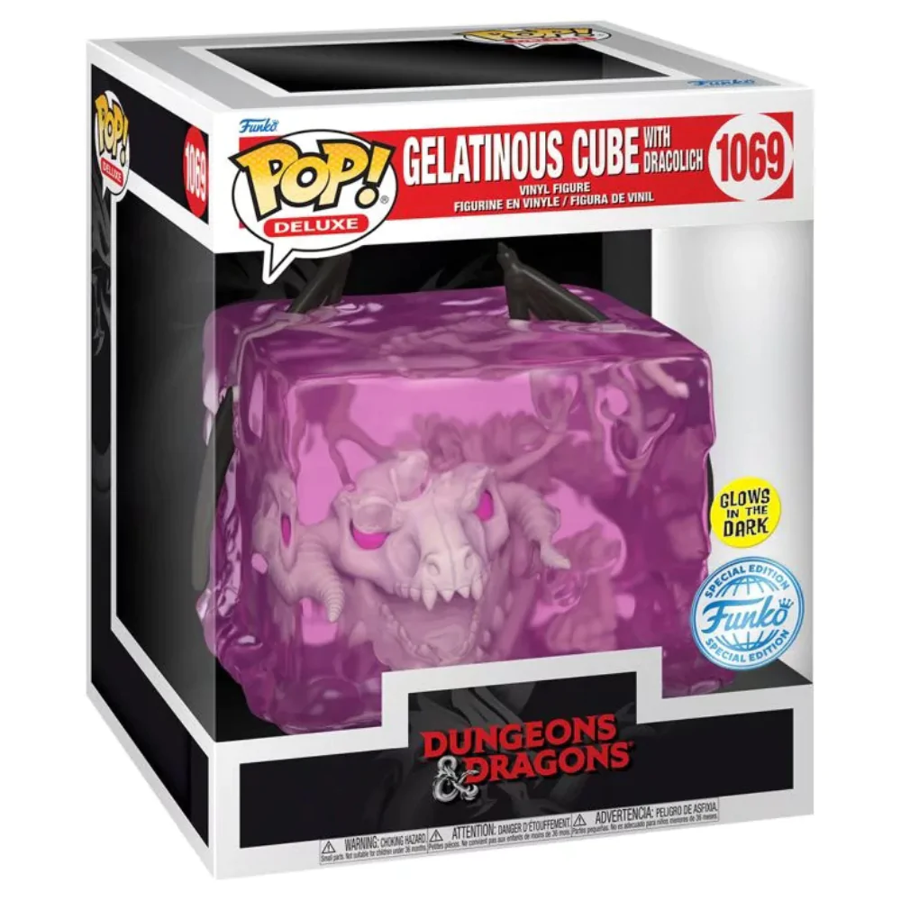 Dungeons and Dragons Funko POP! Deluxe Animation Vinyl Figure Želatinski Kocka z Dracolich (GR) (GW) Exclusive Edition 9 cm fotografija izdelka
