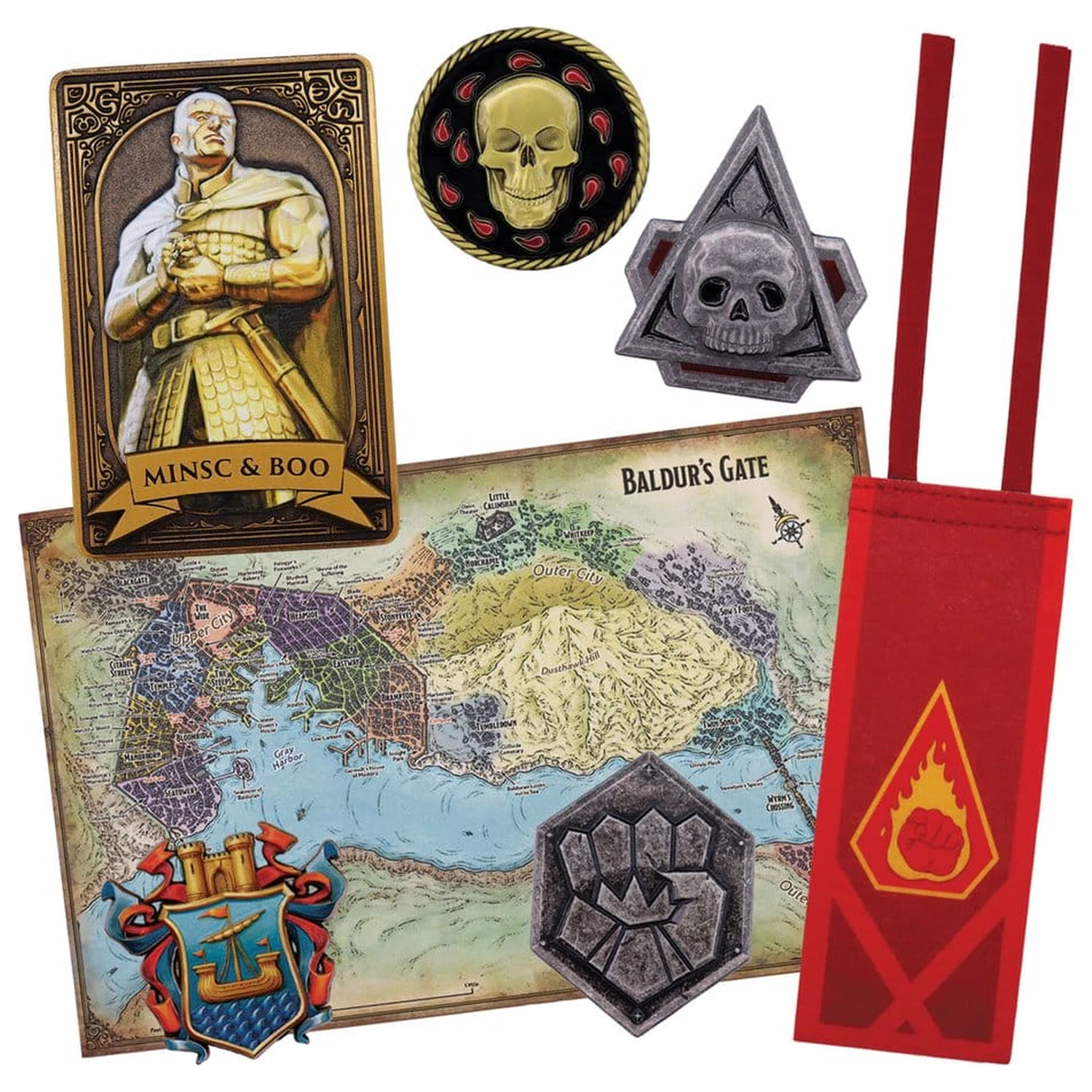 Dungeons & Dragons darilni set Baldur's Gate Collector's Set omejena izdaja fotografija izdelka
