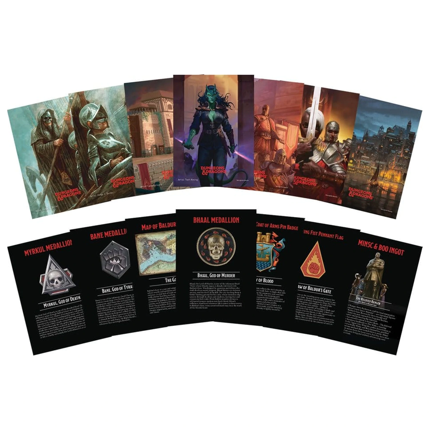 Dungeons & Dragons darilni set Baldur's Gate Collector's Set omejena izdaja fotografija izdelka