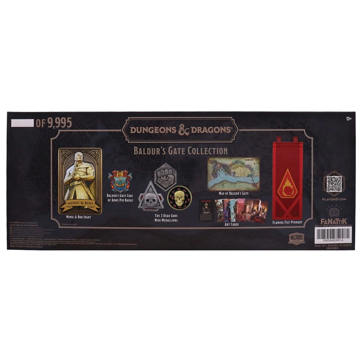Dungeons & Dragons darilni set Baldur's Gate Collector's Set omejena izdaja fotografija izdelka