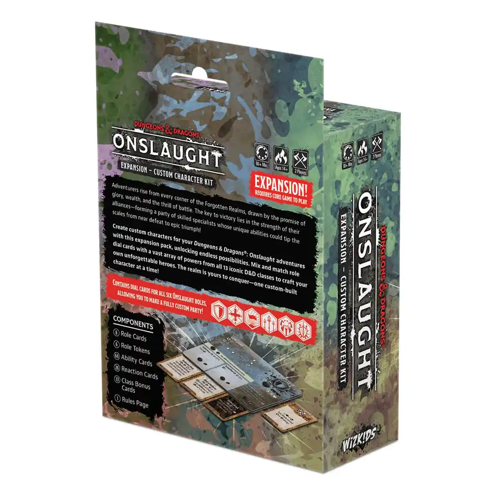 Dungeons & Dragons Game Expansion Onslaught Custom komplet za lik razširitev *angleška različica* fotografija izdelka