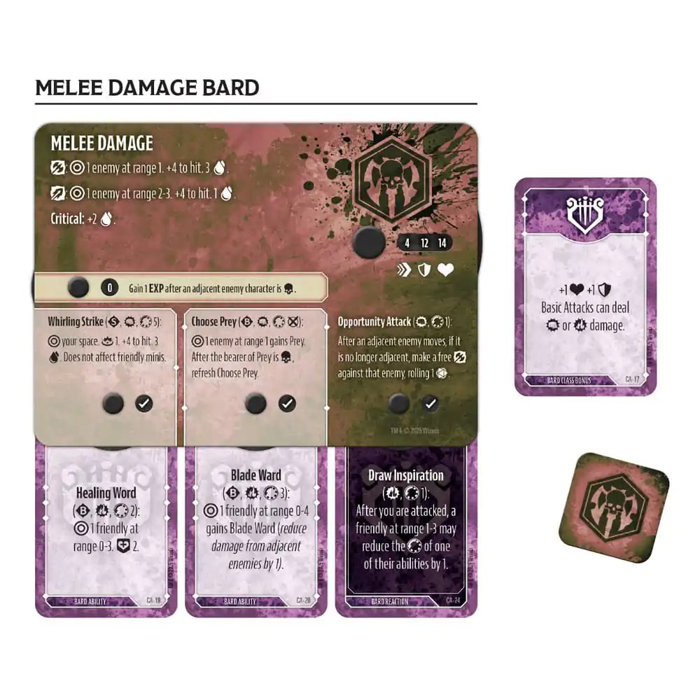 Dungeons & Dragons Game Expansion Onslaught Custom komplet za lik razširitev *angleška različica* fotografija izdelka