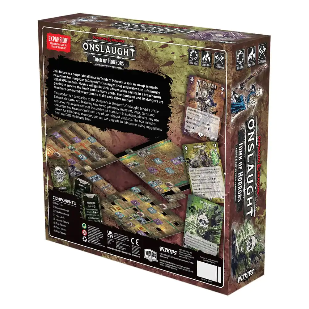Dungeons & Dragons Razširitev igre Onslaught Tomb of Horrors - Razširitev zemljevidi in pošasti *angleška različica* fotografija izdelka