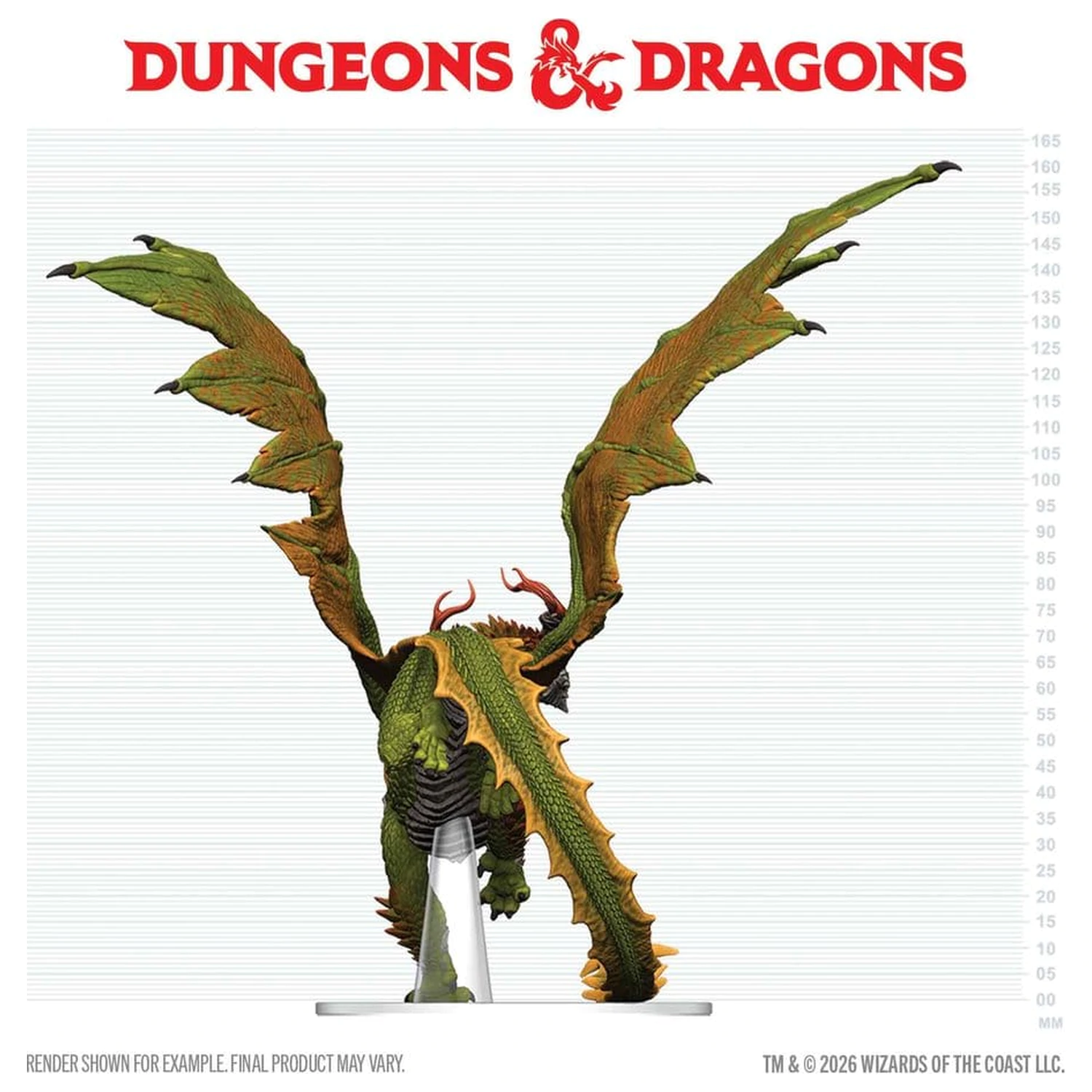 Dungeons & Dragons Icons of the Realms vnaprej pobarvane Miniature odrasel duh zmaj 24 cm fotografija izdelka
