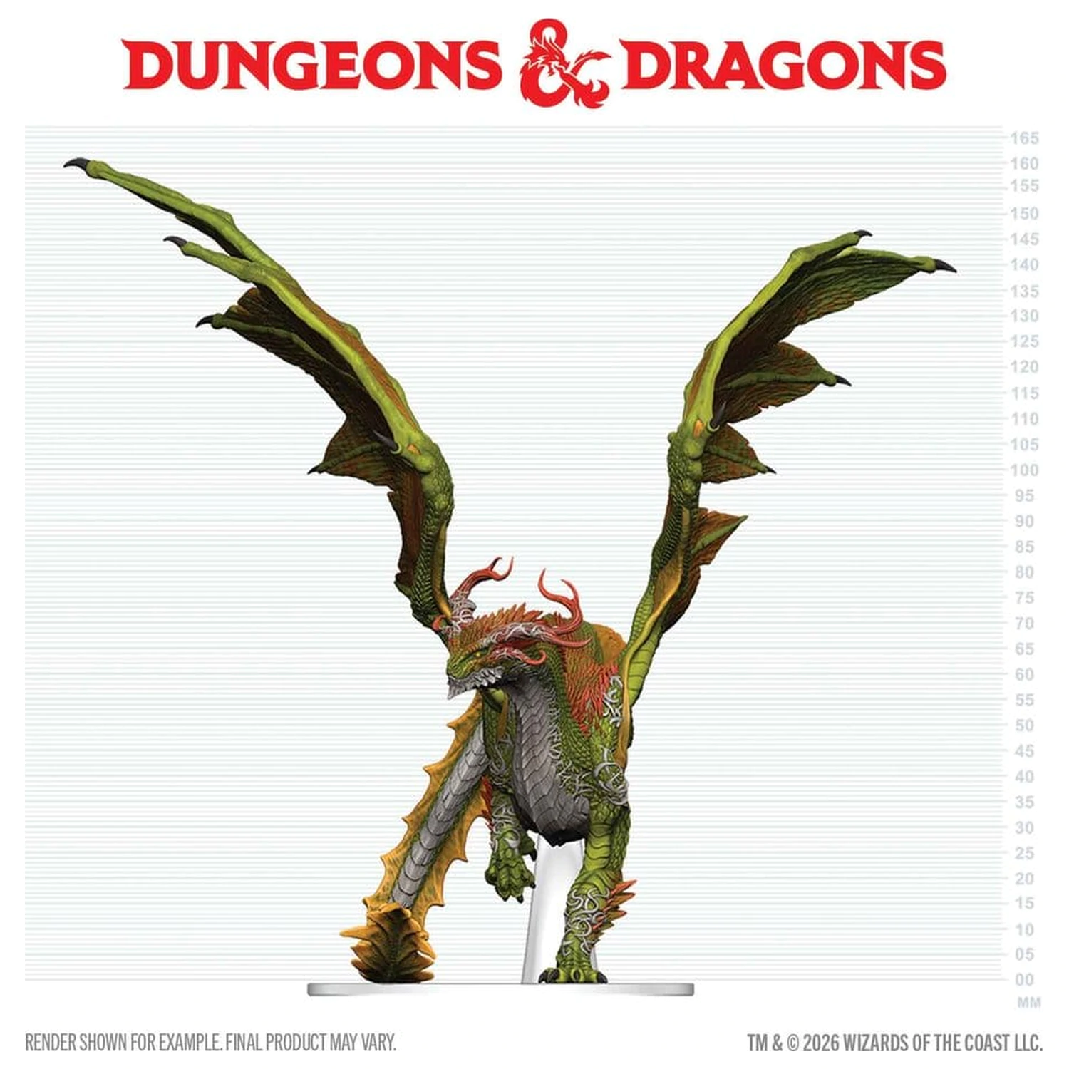 Dungeons & Dragons Icons of the Realms vnaprej pobarvane Miniature odrasel duh zmaj 24 cm fotografija izdelka
