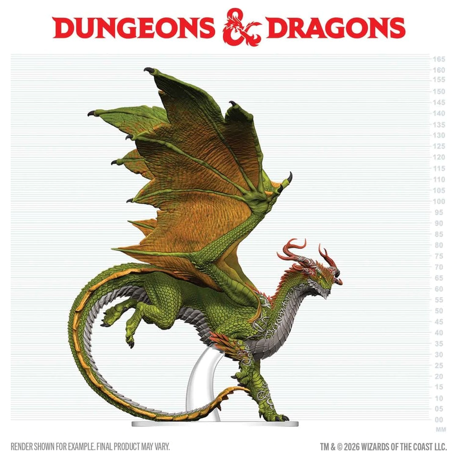 Dungeons & Dragons Icons of the Realms vnaprej pobarvane Miniature odrasel duh zmaj 24 cm fotografija izdelka