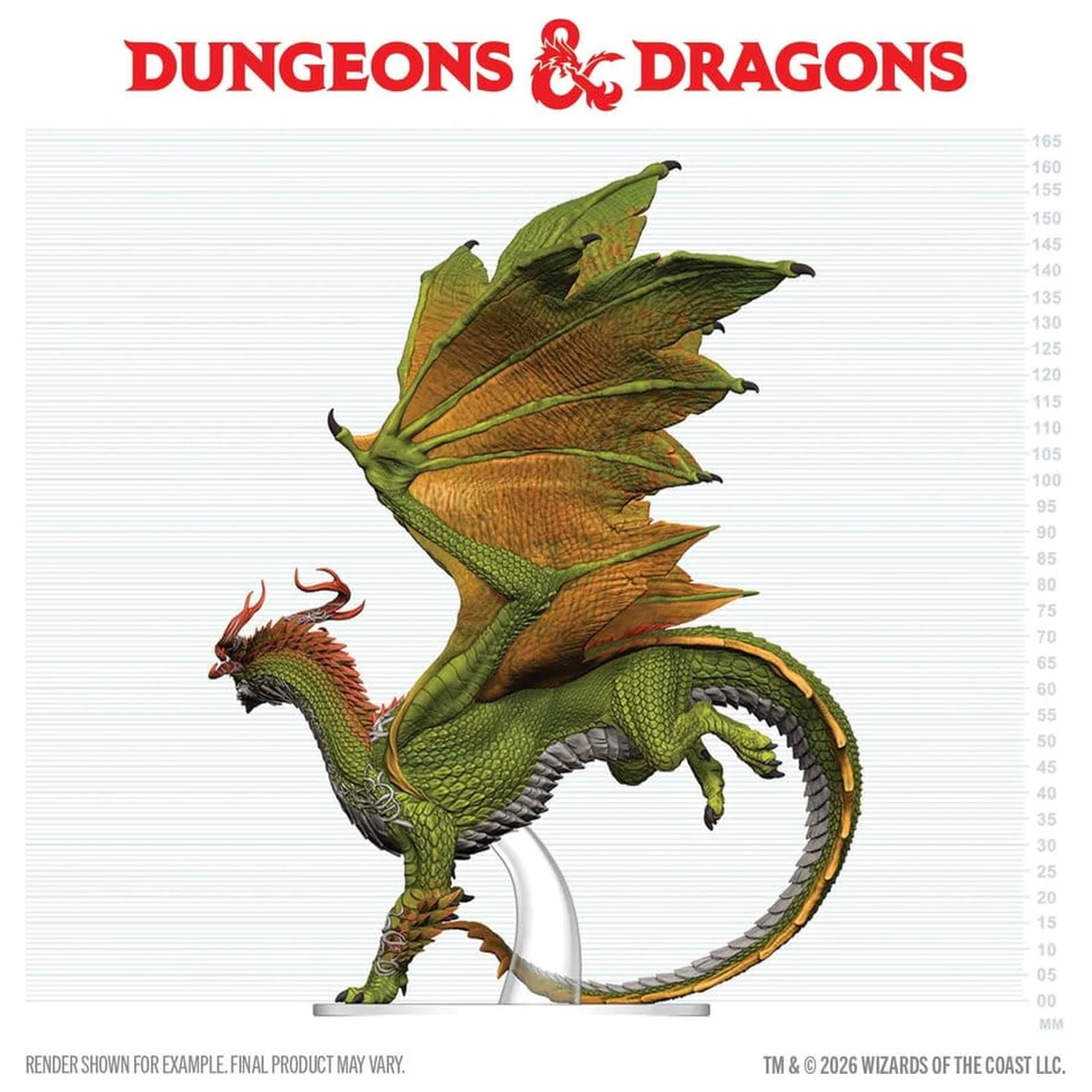 Dungeons & Dragons Icons of the Realms vnaprej pobarvane Miniature odrasel duh zmaj 24 cm fotografija izdelka