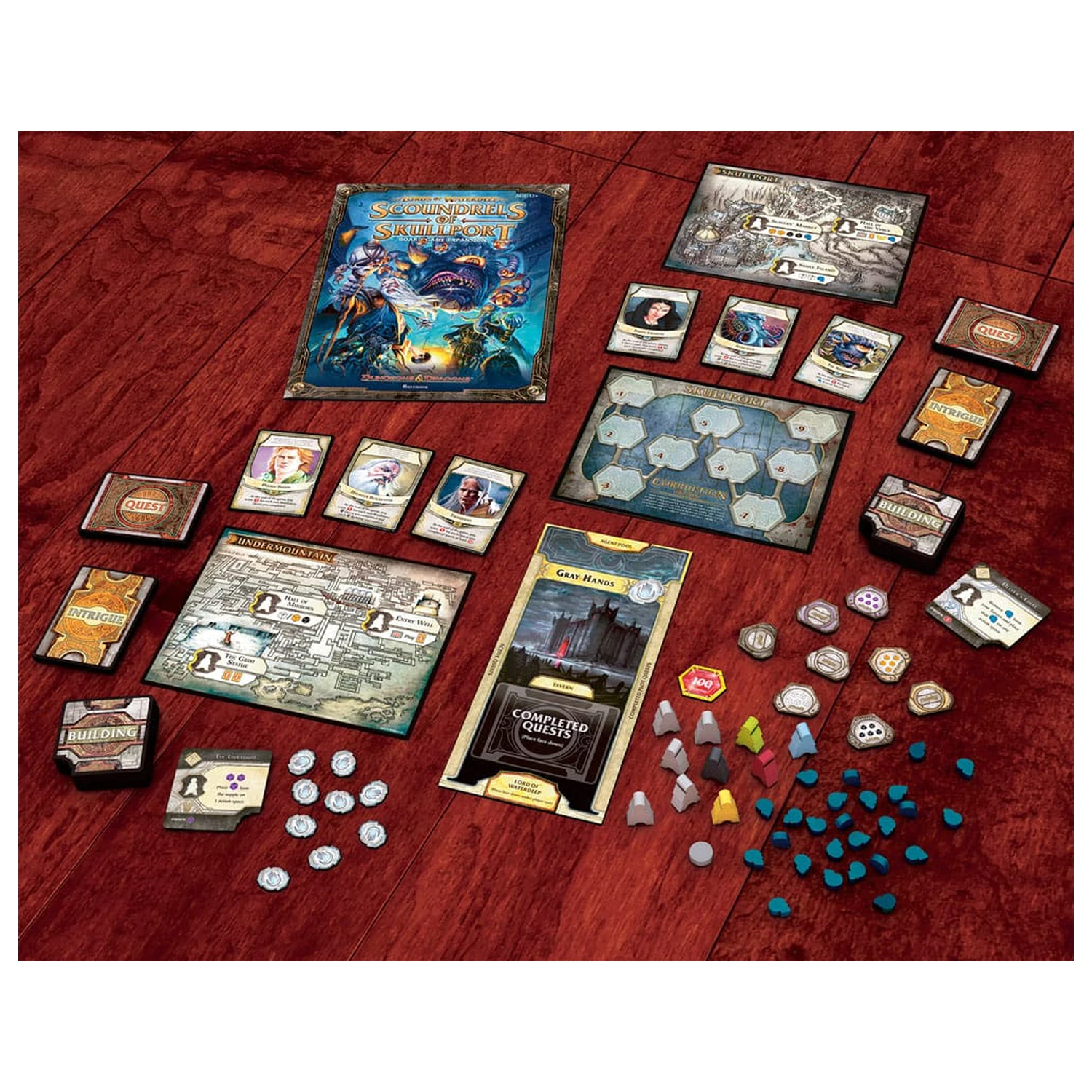 Dungeons & Dragons družabna igra Lords of Waterdeep: Scoundrels of Skullport Razširitev *English Version* fotografija izdelka