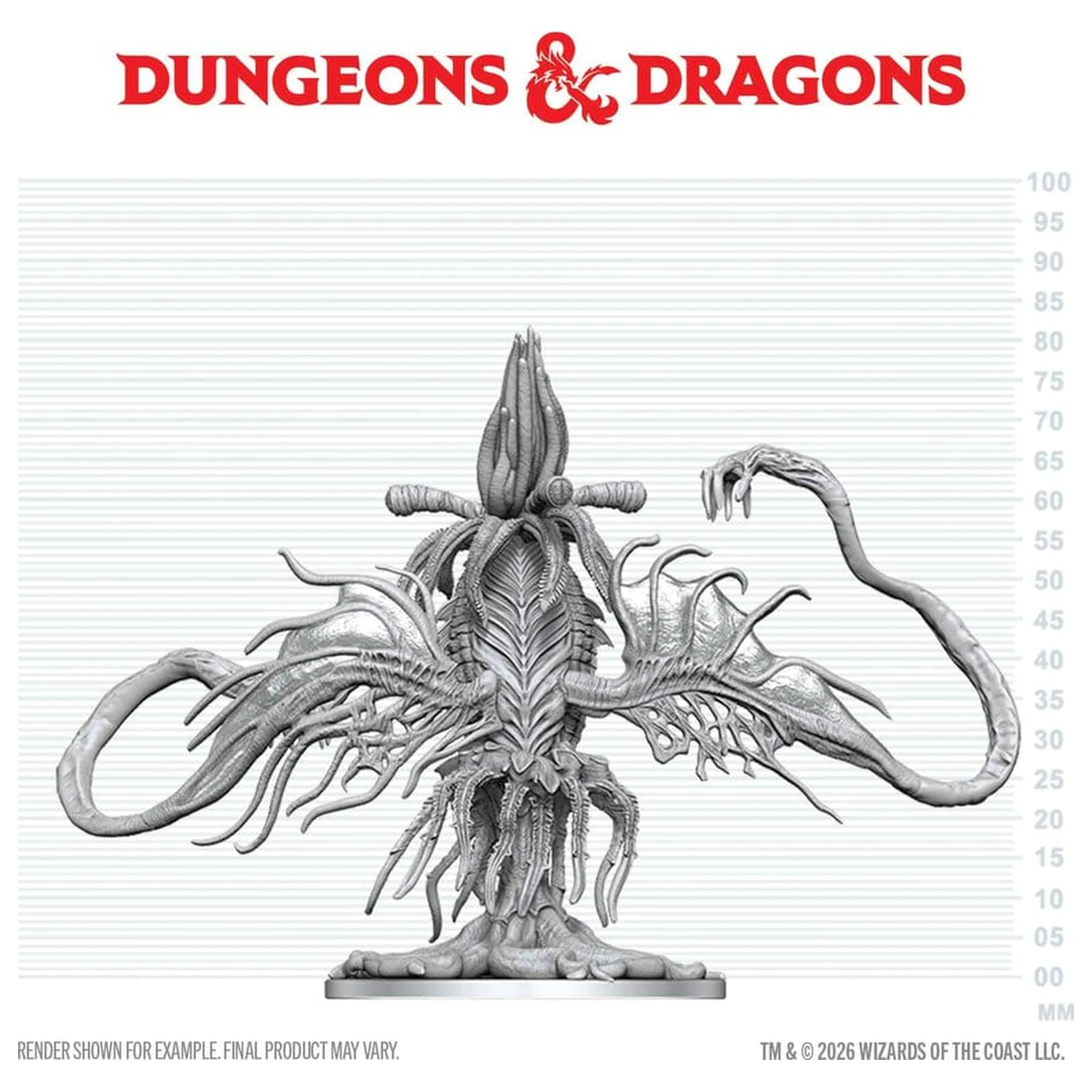 Dungeons & Dragons Nolzur's Marvelous Miniatures Nepobarvana miniatura Elder Thing 20 cm fotografija izdelka