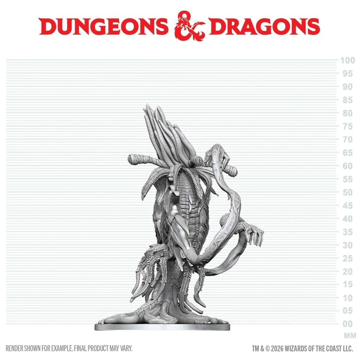Dungeons & Dragons Nolzur's Marvelous Miniatures Nepobarvana miniatura Elder Thing 20 cm fotografija izdelka