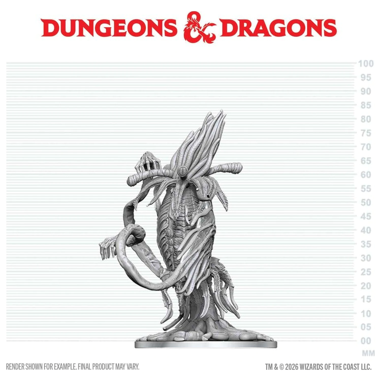 Dungeons & Dragons Nolzur's Marvelous Miniatures Nepobarvana miniatura Elder Thing 20 cm fotografija izdelka