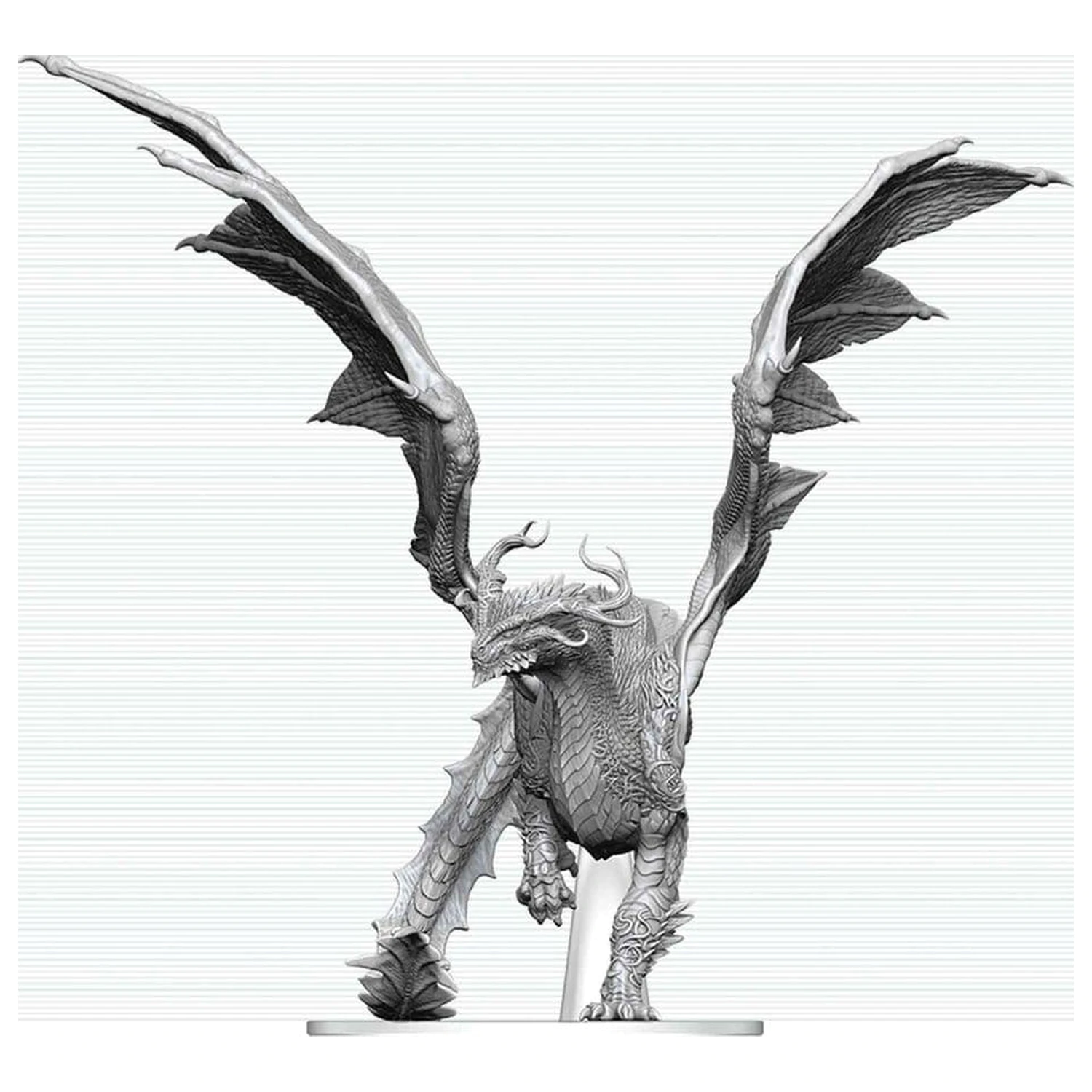 Dungeons & Dragons Nolzur's Marvelous Miniatures Nepobarvana miniatura Odrasel duhovni zmaj 24 cm fotografija izdelka