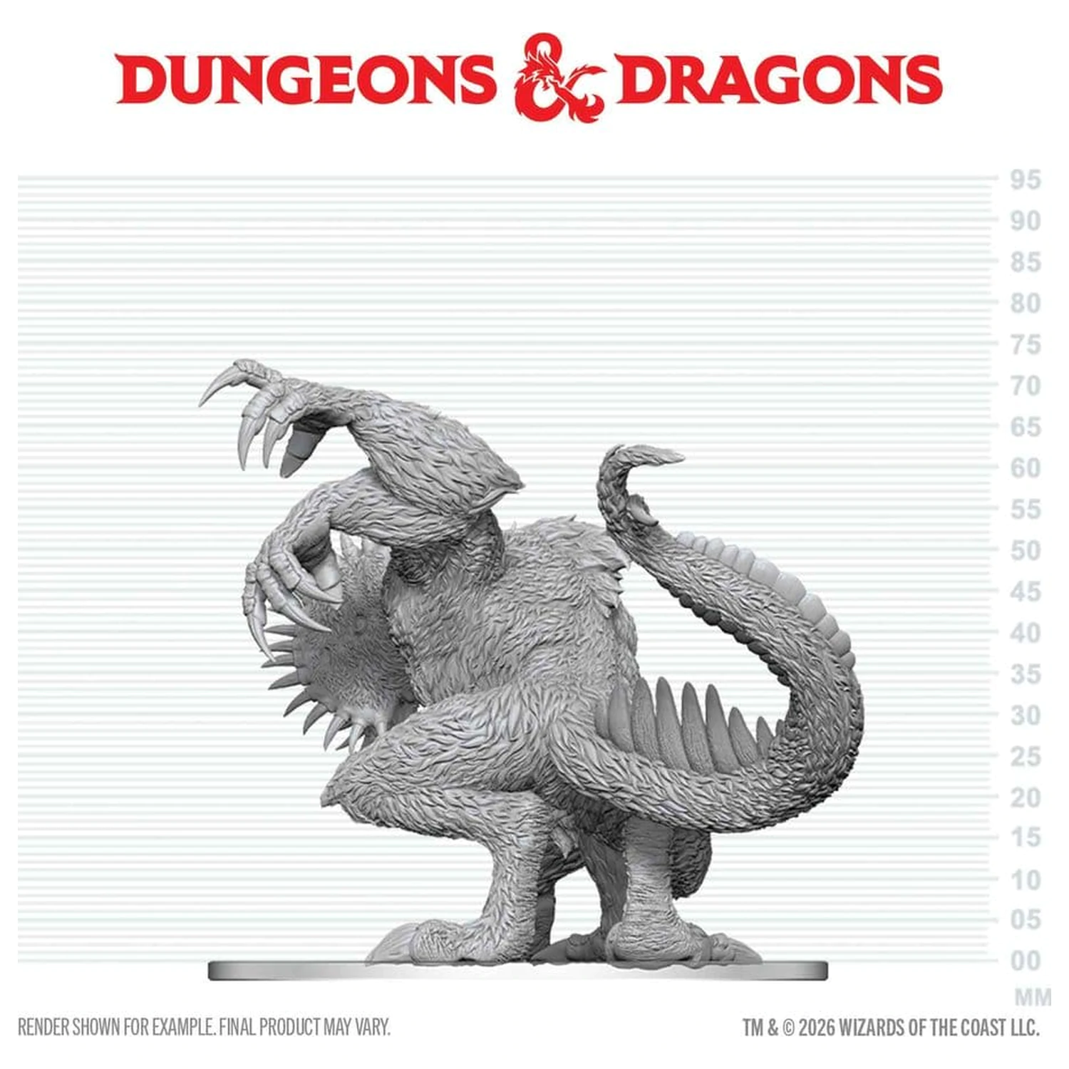 Dungeons & Dragons Nolzur's Marvelous Miniatures Pobarvana miniatura Gug 20 cm fotografija izdelka