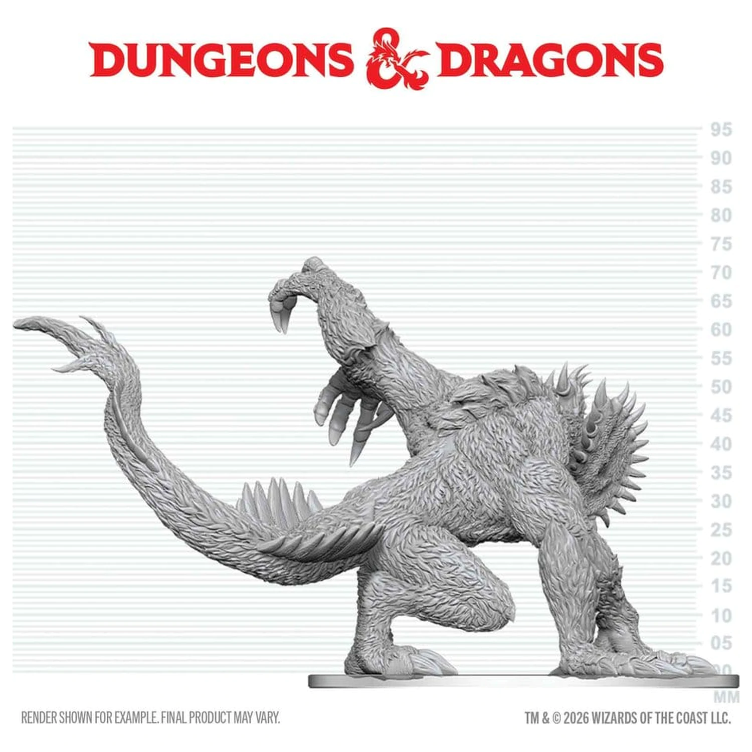 Dungeons & Dragons Nolzur's Marvelous Miniatures Pobarvana miniatura Gug 20 cm fotografija izdelka