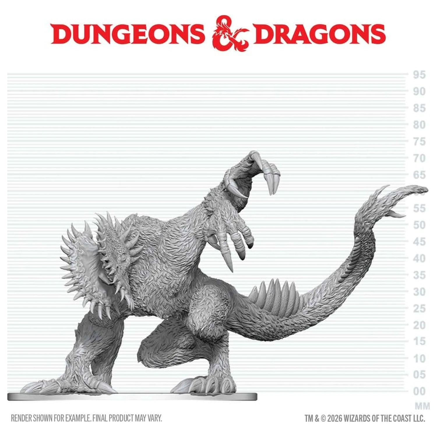 Dungeons & Dragons Nolzur's Marvelous Miniatures Pobarvana miniatura Gug 20 cm fotografija izdelka