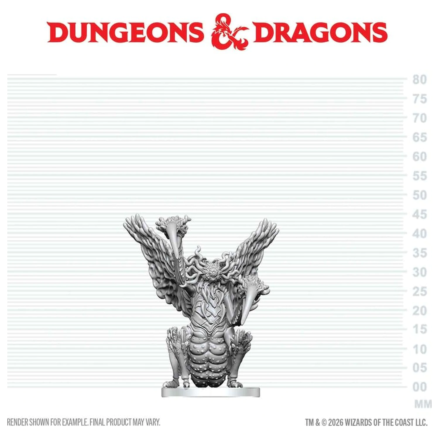 Dungeons & Dragons Nolzur's Marvelous Miniatures Nepobarvana figura Mi-Go 14 cm fotografija izdelka