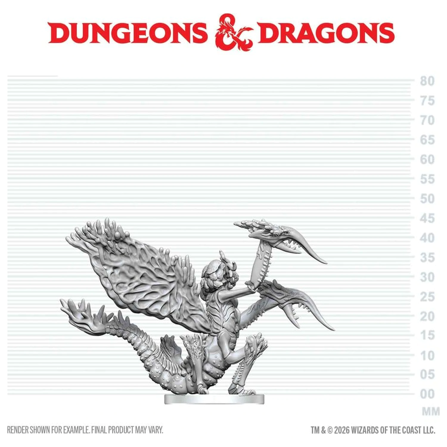 Dungeons & Dragons Nolzur's Marvelous Miniatures Nepobarvana figura Mi-Go 14 cm fotografija izdelka