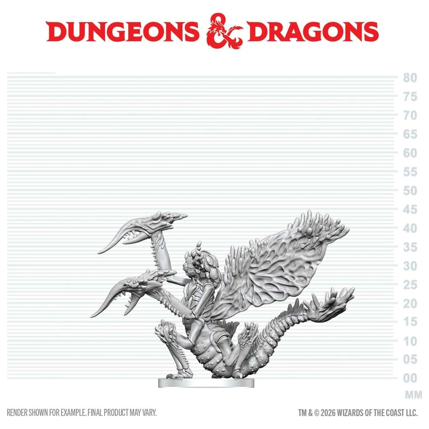 Dungeons & Dragons Nolzur's Marvelous Miniatures Nepobarvana figura Mi-Go 14 cm fotografija izdelka