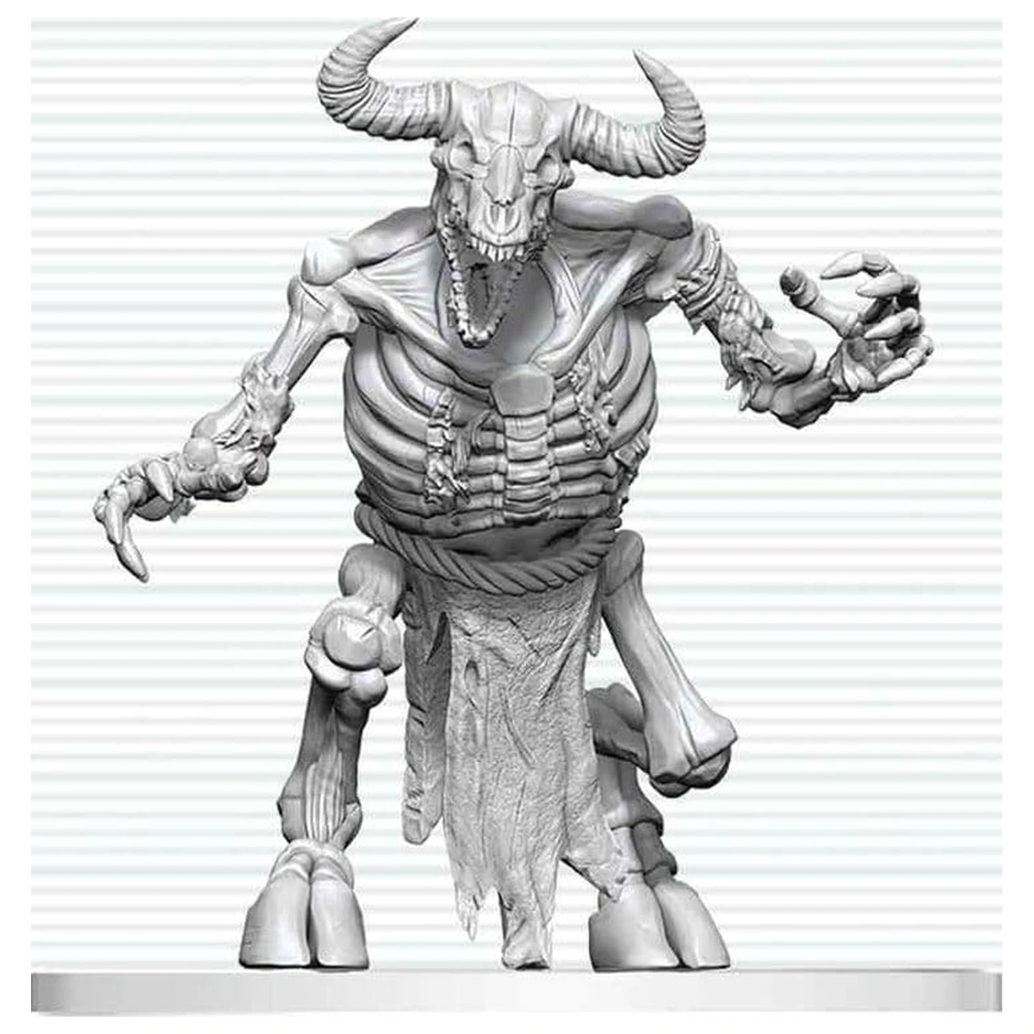 Dungeons & Dragons Nolzur's Marvelous Miniatures Nepobarvana miniaturna figura Kostur Minotavra 17 cm fotografija izdelka