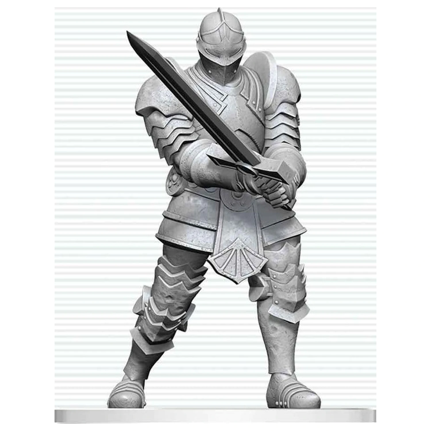Dungeons & Dragons Nolzur's Marvelous Miniatures Nepobarvana miniatura Red Knight Guardian Golem 14 cm fotografija izdelka