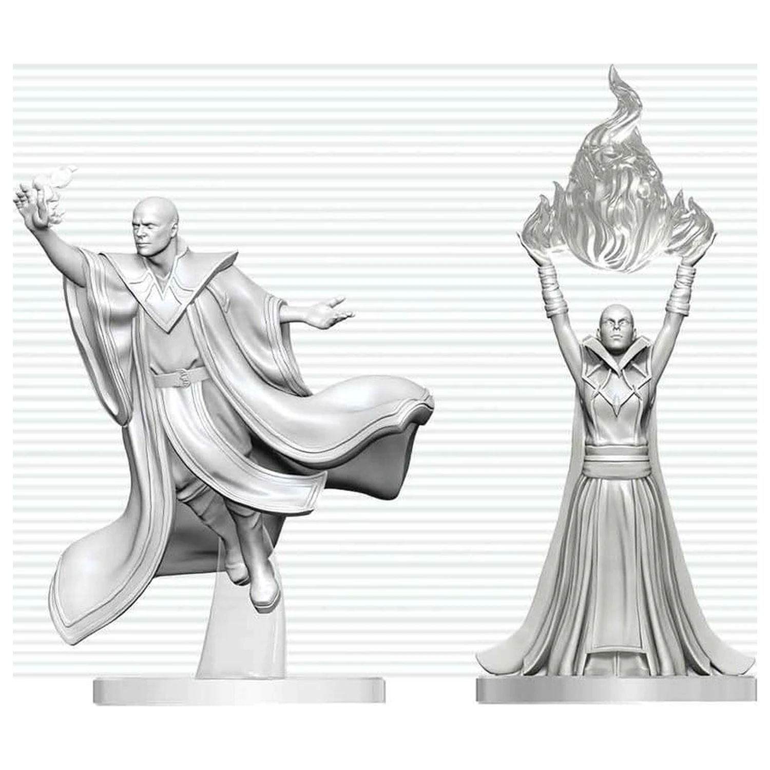 Dungeons & Dragons Nolzur's Marvelous Miniatures Nepobarvana miniatura Rdeči čarovnik Mag in Nadmag 14 cm fotografija izdelka