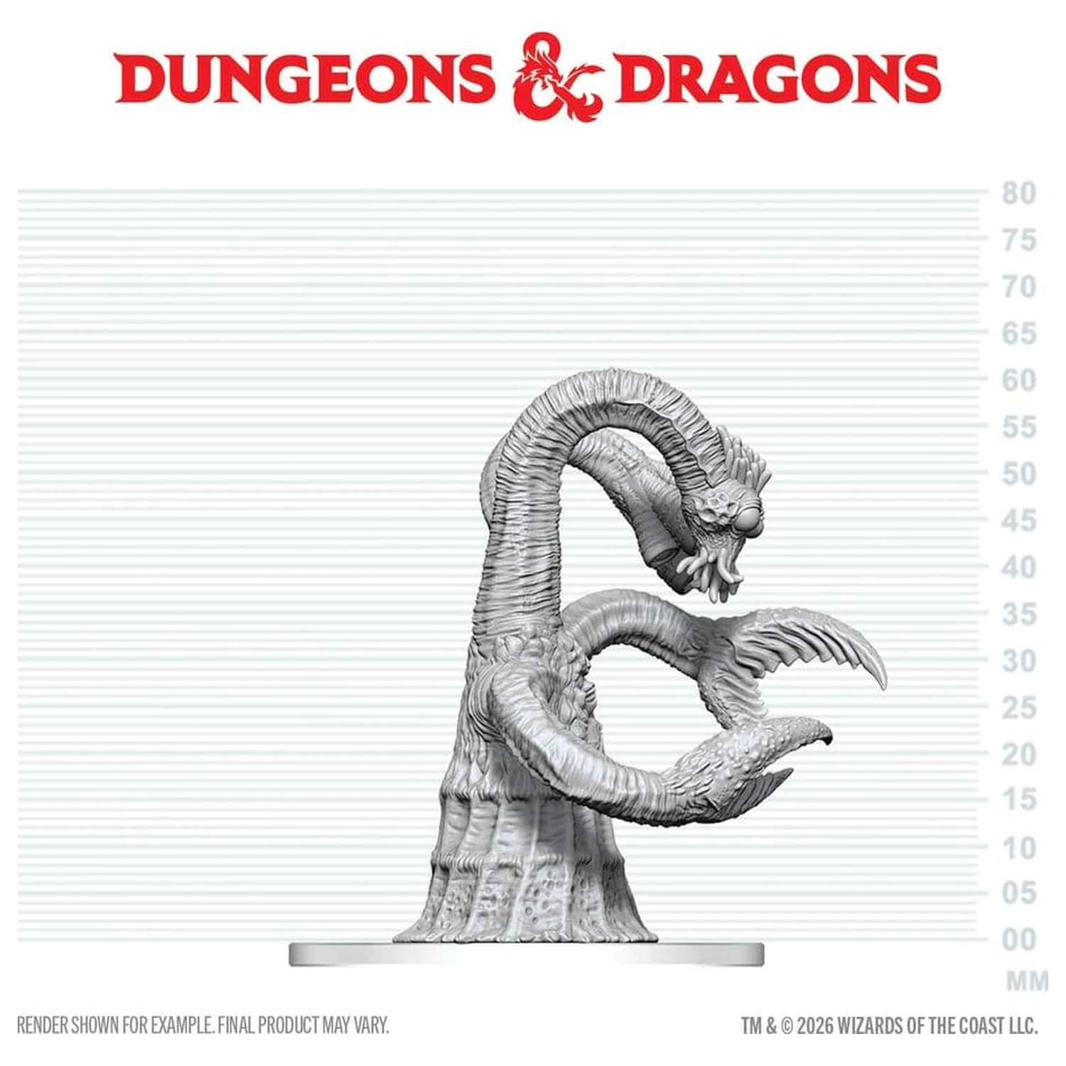 Dungeons & Dragons Nolzur's Marvelous Miniatures Nepobarvana miniatura Yithian 14 cm fotografija izdelka
