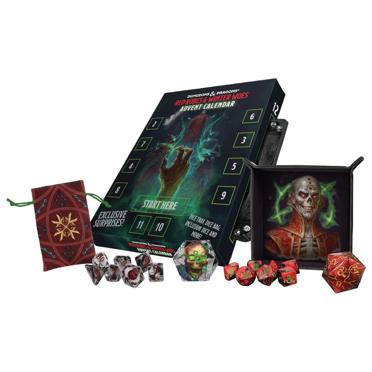 Dungeons & Dragons adventni koledar Red Robes & Winter Woes fotografija izdelka