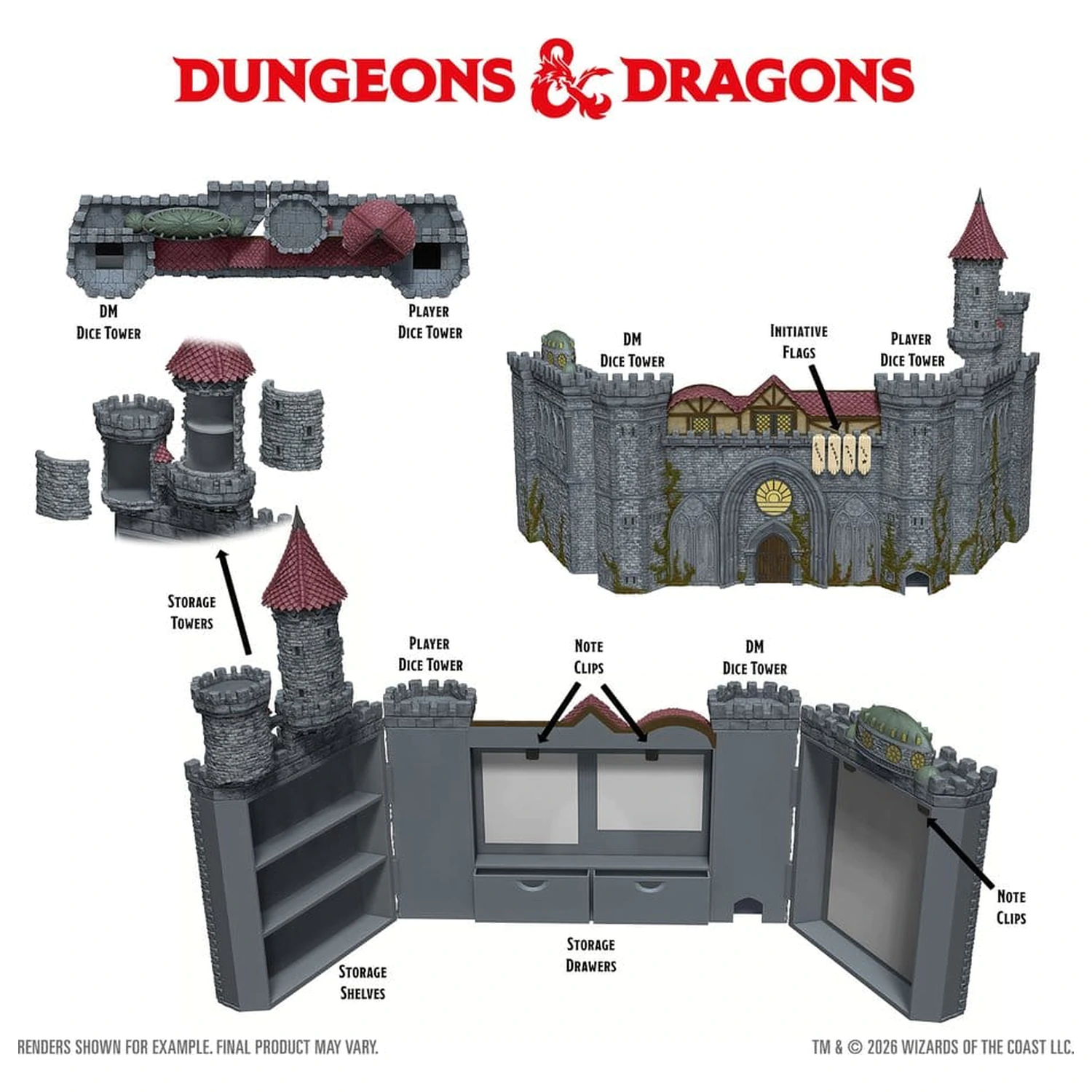 Dungeons & Dragons Replicas of the Realms: Castle Ravenloft DM Zaslon fotografija izdelka