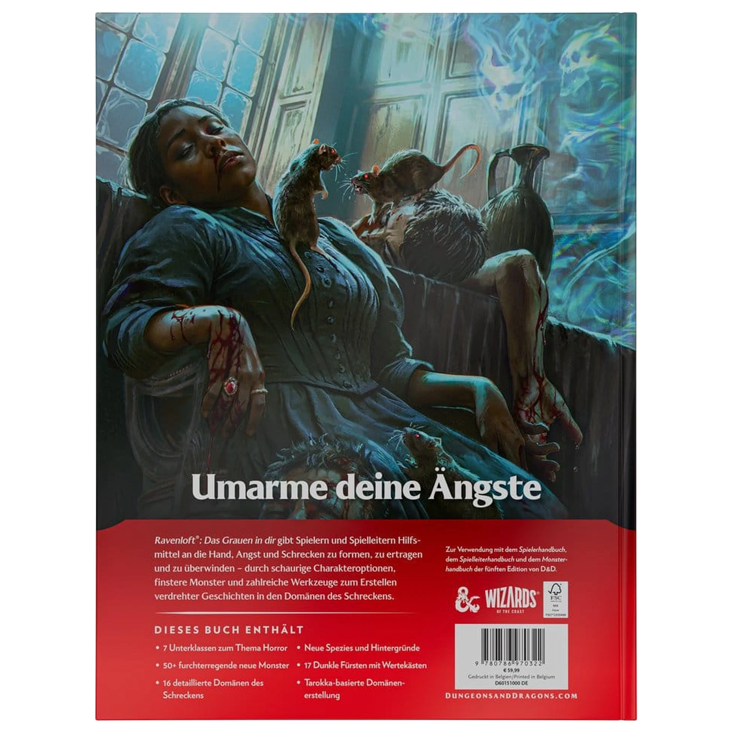 Dungeons & Dragons RPG Ravenloft: Das Grauen in Dir Book *nemška verzija* fotografija izdelka
